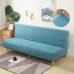 Jacquard kangast diivanvoodi kate Kokkupandav diivan istme katted Stretch katted Diivani kaitse Elastsed futon pingikatted koju X Size 120-155cm sinine