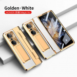 For Honor Magic Vs Case Plating Nahast hingedega pliiatsihoidja k&otilde;va kronsteini kate For Magic Vs Funda klaaskattega For Honor Magic Vs must