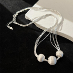 Foxanry &uuml;mmargune geomeetriline kaelakee naistele Trendika isiksusega lihtsad s&uuml;nnip&auml;evaehted kingituste hulgim&uuml;&uuml;k 50cm h&otilde;be