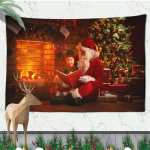 J&otilde;uluatmosf&auml;&auml;ri vaip T&auml;histage festivali J&otilde;ulupuu elutuba Kodu seinal Taust Rippuv Dekoratiivne Gobel&auml;&auml;n 95x70cm