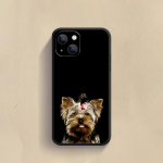 Armas Yorkies koera telefoni&uuml;mbris iPhone'ile Samsung Galaxy Redmi Xiaomi Oppo OnePlus Note SA 7 8 9 10 11 12 13 14 20 21 22 23 53 54 Pro Max Plus Ultra iPhone 6 or 6S