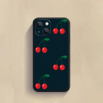 Sweet Red Cherry Fruit telefoni&uuml;mbris iPhone'ile Samsung Galaxy Redmi Xiaomi Oppo OnePlus Note SA 7 8 9 10 11 12 13 14 20 21 22 23 53 54 Pro Max Ultra iPhone 6 or 6S