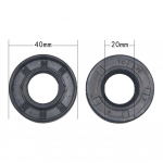Black Oil Seal E-bike rolleri mootor NBR materjal Vastupidav ja praktiline 20x40x7mm