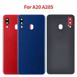 Samsung Galaxy A20 A205 SM-A205F A205DS tagapatarei tagapaneeli ukse korpuse remondiosad koos kaameraga Blue No Lens