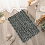 Missoni Style sissep&auml;&auml;su uksematt Nordic Style Home Uksematt Triibulised Waves Print vaibad Magamistoa Elutoa Esiku majapidamiskaunistusega vaibad 100x120cm