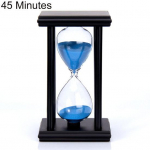 45/60 min Puidust liivak&ouml;&ouml;k Koolikell Liivaklaas Liivakell Taimer Kodukaunistus 45 Minutes sinine/must