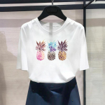 Aasia suurus-printeriga naiste naiste T-riided Armastus huuled Naljakas stiil vabaaja naiste suvine top graafiline tee Mood l&uuml;hikeste varrukatega T-s&auml;rk S