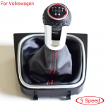 Kasutusjuhend 5 6-k&auml;iguline auto k&auml;iguvahetuskangi k&auml;sikuul Volkswagen VW Golf 6 MK6 GTI GTD R20 2009-2013 Gaiteri pakiruumi kate jaoks 5 Speed-Red
