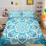 3D India stiilis seeria voodipesukomplekt Paisley Mandala lilledega tekikate padjap&uuml;&uuml;r 2/3 t&uuml;kki AU/US/EU/DE t&auml;issuuruses pehme kodukaunistus Baby 100x135cm