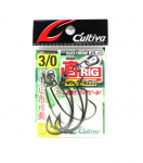 Omanik JR-11 Jika Rig Ringed Worm konks Suurus 3/0 (7910)