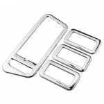 4 tk auto ukse k&auml;etoe aknad t&otilde;stepaneeli katte trimmi kleebised Volkswagen VW Golf 7 MK7 7.5 MK7.5 2013 - LHD jaoks steel style