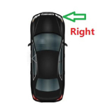Seat Toledo 1999 2000 2001 2002 2003 2004 autole kinnitatava ukse k&uuml;lgmise soojendusega peegli jaoks 1pc x Right Side black