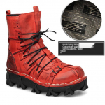 Meeste ehtsast nahast mootorrattasaapad K&otilde;rbe taktikalised saapad Poolsaapad Talvekingad S&otilde;jav&auml;e lahingusaapad Skull Punk saapad 39 punane