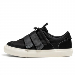Trend Meeste vabaajajalatsid Slip On Canvas tossud meestele Mugavad vulkaniseeritud kingad Meeste lamedad meeste tossud Briti stiilis kingad 39 must