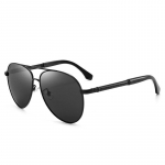 Suured polariseeritud p&auml;ikeseprillid meestele, 100% UV-kaitsega &otilde;ues kasutatavad p&auml;ikeseprillid, kerged prillid must