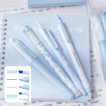 4 tk Color Sense kirjutuspliiatsite komplekt kreemjas esilet&otilde;stja must geeltindiga pliiatsi marker