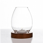 1 tk l&auml;bipaistev tuulekindel k&uuml;&uuml;nlahoidja klaasist k&uuml;&uuml;nlajalad teek&uuml;&uuml;nla laua kaunistus &uuml;mmargune