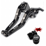 Motorcycle CNC Foldable Extendable Brake Clutch Levers For HONDA CB650R CB 650R cb650 r    2022 2023 Full Black