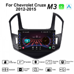 2Din autoraadio Chevrolet Cruze 2012-2015 jaoks koos nupunupuga multimeediumipleier Android GPS-i navigeerimispea, 2din Carplay 2+32GB 2+32GB must