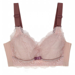 Suure suurusega naiste aluspesu reguleeritav t&auml;idisega minimeerija &uuml;li&otilde;huke rinnahoidja juhtmevaba rinnahoidja Seksikas pitspesu, kokkupandud Push Up bralette 120DE roheline