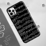 Music Notes &uuml;mbris iPhone 12 Pro Max 13 mini 6S 7 8 Plus SE 2020 &uuml;mbris iPhone 11 Pro Max XS X XR jaoks iphone 5 5S SE