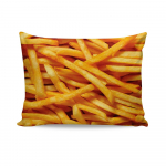 Friikartulid/Doritos 3D prinditud padjap&uuml;&uuml;rid pol&uuml;ester dekoratiivsed padjap&uuml;&uuml;rid padjakatted 40cm X 60cm