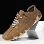 Meeste l&otilde;hustatud nahast vabaajajalatsid Meeste jalan&otilde;ud Mugavad s&otilde;idujalatsid Mokassiinid Meeste jalan&otilde;ud 45 pruun