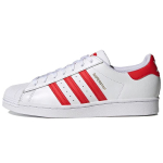 Adidas Superstar Valge Erksinine Punane Unisex Tossud Pilvevalge Kuldne Metallik H68094 40 white