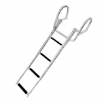 JIUJIU roostevabast terasest pardasisene 4-astmeline teleskoopredel kokkupandav dokk-redel merepaadi jahile