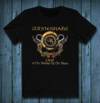 Whitesnake Live In The Shadow Of The Blues Unisex T-s&auml;rk, eksklusiivne S