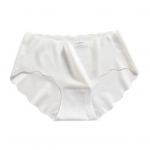 P&uuml;ksid, laineline trimmimine, &otilde;mblusteta, siledad &otilde;hukesed naiste alusp&uuml;ksid, pehme puusa t&otilde;stev aluspesu XL valge