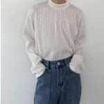 Naiste s&uuml;gisene pullover, pikkade varrukatega T-s&auml;rk &Uuml;markaelusega korea stiilis T&auml;iuslikud topid, puhas v&auml;rvi alumine s&auml;rk M pruun