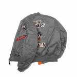 Meeste kevad- ja s&uuml;gisene polsterdatud Bomber jope S