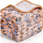 Hubane ja armas lemmikloomatekk &ndash; soe korallifliisist tekk imeliste k&auml;paj&auml;lgedega talveks M kohv