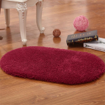 Paksendatud ovaalne vannitoaukse imav p&otilde;randamatt Magamistoa Sissep&auml;&auml;s Libisemisvastane K&ouml;&ouml;k Vannitoa uksematt 40*60CM Oval