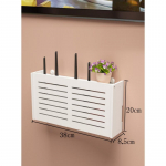 Kodu Elutuba Teler digiboksi rack Seinale paigaldatav WiFi-blokeeriv kronstein Punch-free ruuteri salvestuskarp