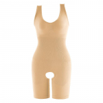 Kujundusr&otilde;ivad naistele Waist Trainer Bodysuit Tummy Control Full Body Shaper Faja Colombianas Butt Lifter Reied Salendav Alus Vest Tankid 3XL/4XL beež