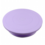 Plastikust koogi p&ouml;&ouml;rdlaud P&ouml;&ouml;rlev libisemisvastane &uuml;mmargune kook kaunistusalus kooki p&ouml;&ouml;rlev laud plaat K&ouml;&ouml;k DIY panni k&uuml;psetust&ouml;&ouml;riist valge