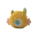 Helisev koeram&auml;nguasi multifilmi kujuga polsterdatud pehme elastne hammustuskindel V&auml;simust leevendav interaktiivne meelelahutus, pigistatav koer, kriuksuv n&auml;rimism&auml;nguasi kollane