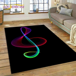 3D klaverikunst Loominguline muusikaline vaibavaip kodu elutuppa magamistoa diivani uksemati sisekujundus, lasteala vaip libisemiskindel p&otilde;randamatt 100x120cm