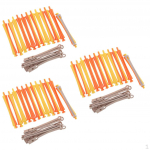 36 Pieces hair clasp Curlers Rollers Salon Hairdressing Styling Tool 1.6x9 Cm