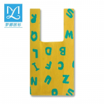 V&auml;rvi kontrastsus kiri Vest Kootud &otilde;lakott kootud k&auml;sitsi ostukott mood One Size kollane