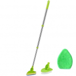 1 komplekt v&auml;ljavenitatava pika varrega kolm-&uuml;hes du&scaron;ivanni plaatide p&otilde;randapesuhari kodu vannitoa jaoks roheline