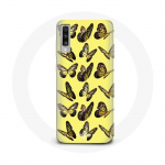 Samsung Galaxy A70 &uuml;mbris liblikad kollasel taustal