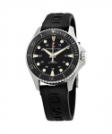 Hamilton Khaki Navy akvalangi kummist rihm must numbrilauaga automaatne sukelduja H82515330 300M meeste k&auml;ekell must