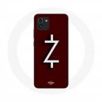 Coque pour Samsung Galaxy A03 Ozark Saison 4 Logo Z Blanc Fond Rouge