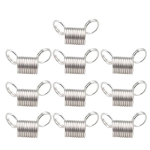 10 tk roostevabast terasest helmeste stopper Mini vedruklambrid Creative Bead Line otsaklambrid ehted, mis muudavad tarvikud vastupidavaks L