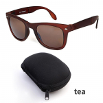 Uued kokkupandavad p&auml;ikeseprillid Naiste Luksuslikud v&auml;ikese raamiga prillid Meeste Disainer Travel Gafas V&auml;rvilised UV400 karbiga v&auml;lisprillid As picture shown