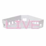 Vannitoa riiul Loominguline kirjasein J&auml;ljeta, perforeerimata imbseinale riputatav hoiukast K&ouml;&ouml;k Vannitoa nurgas panipaik 33*18*6cm