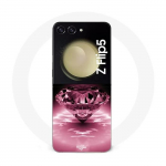 Coque Samsung Galaxy Z Flip5 blackpink diamond noir et rose